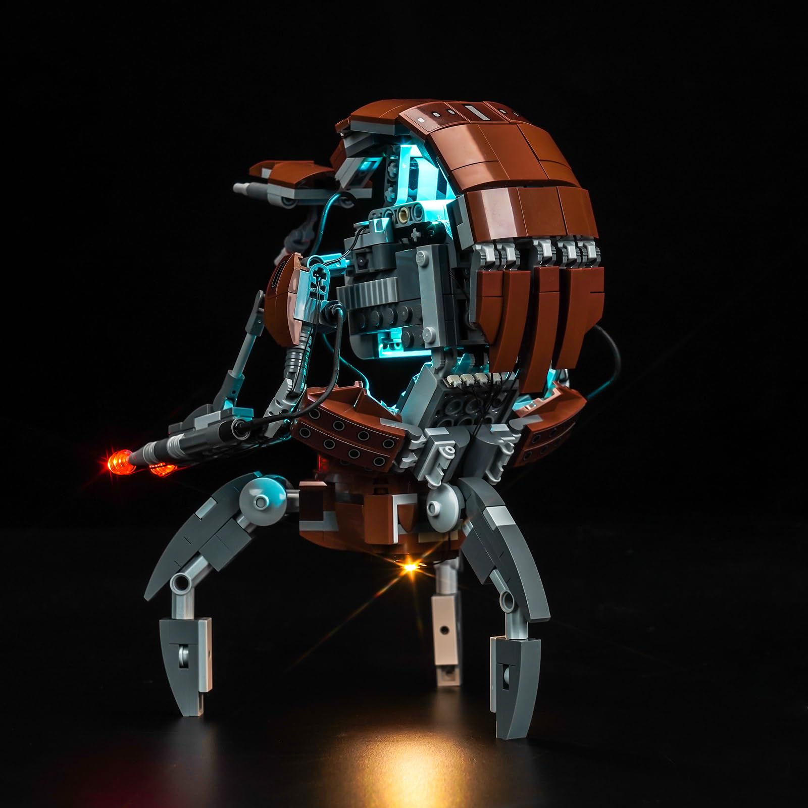 Led Light Set for Lego 75381 Droideka (No Lego), Decoration Lighting Set for Creative Toys, 10.5 cm x 15.5 cm x 3 cm - Image 4