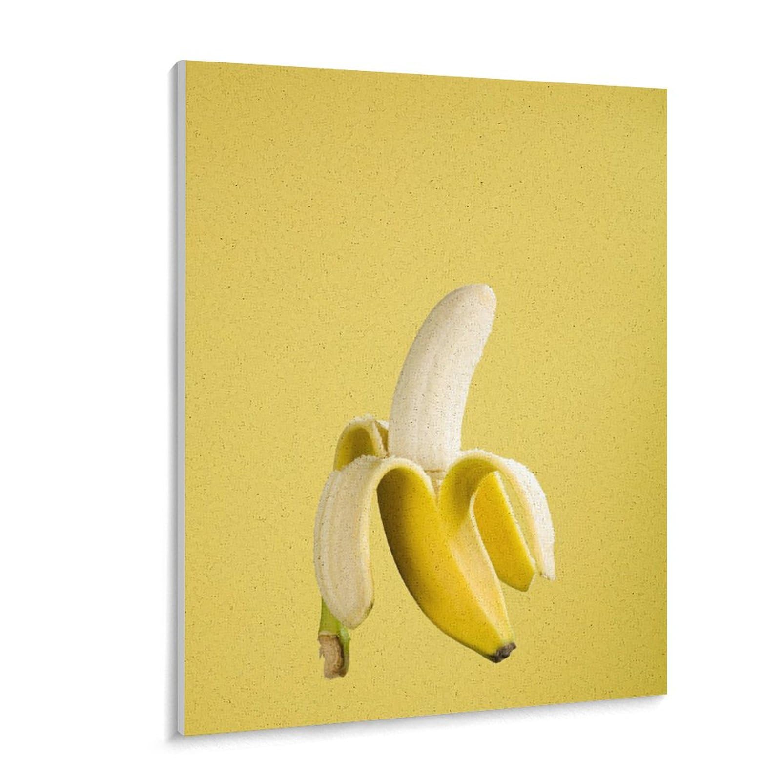 Amazon | 皮をむいたバナナ 数字油絵 ミニマリストの修正 宣伝する