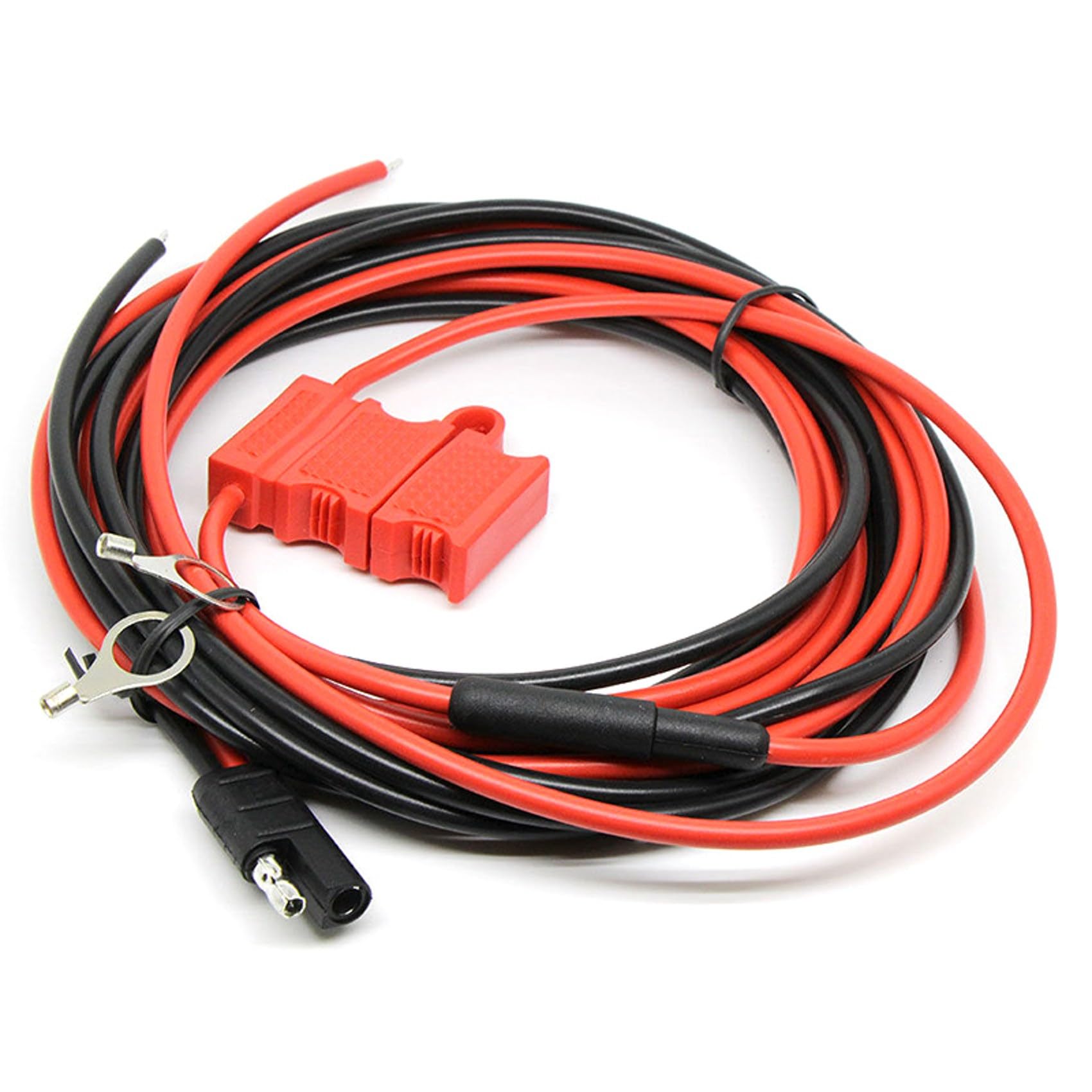 Kabel zasilający kompatybilny z MCX bezpiecznik czerwony