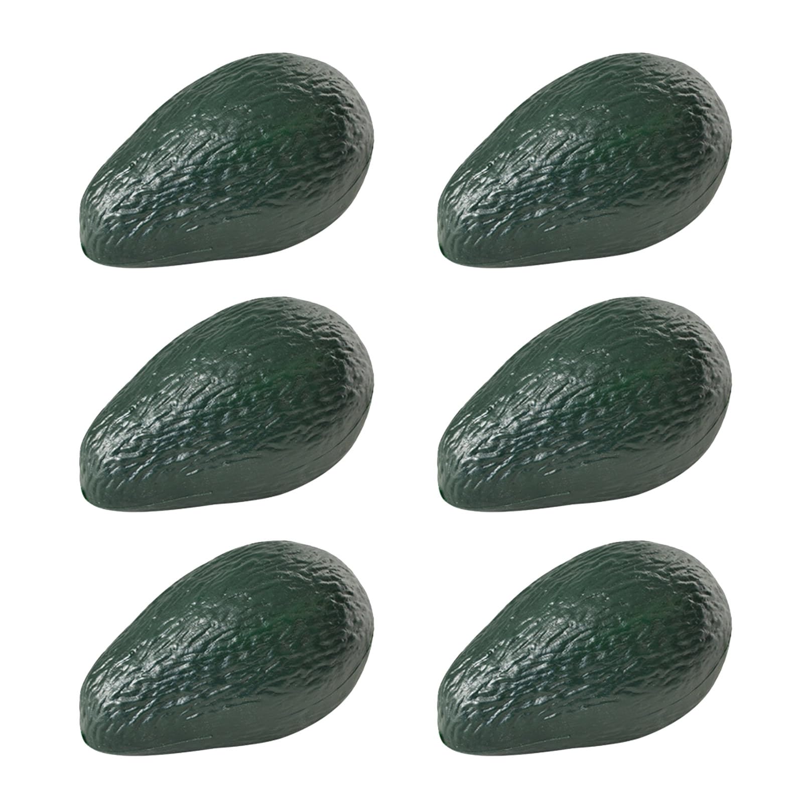 Buxuaaaa Multicolor Of 6 Simulated Avocado Models Restaurant Display Props Fruit Model Texture For Educational Demonstrations Fruit Decoration