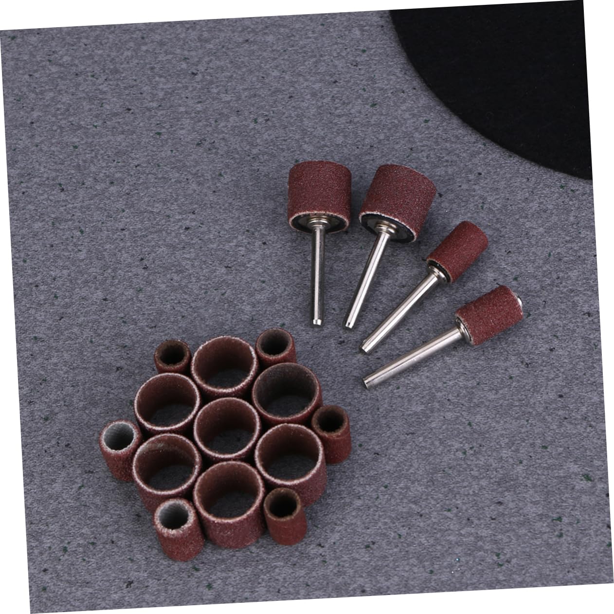 VILLFUL 64pcs Pet Nail Polishing Sandpaper Rings Grinding and Smoothing Includes Connecting Rods and Various Grits for Pet Manicure - Image 4