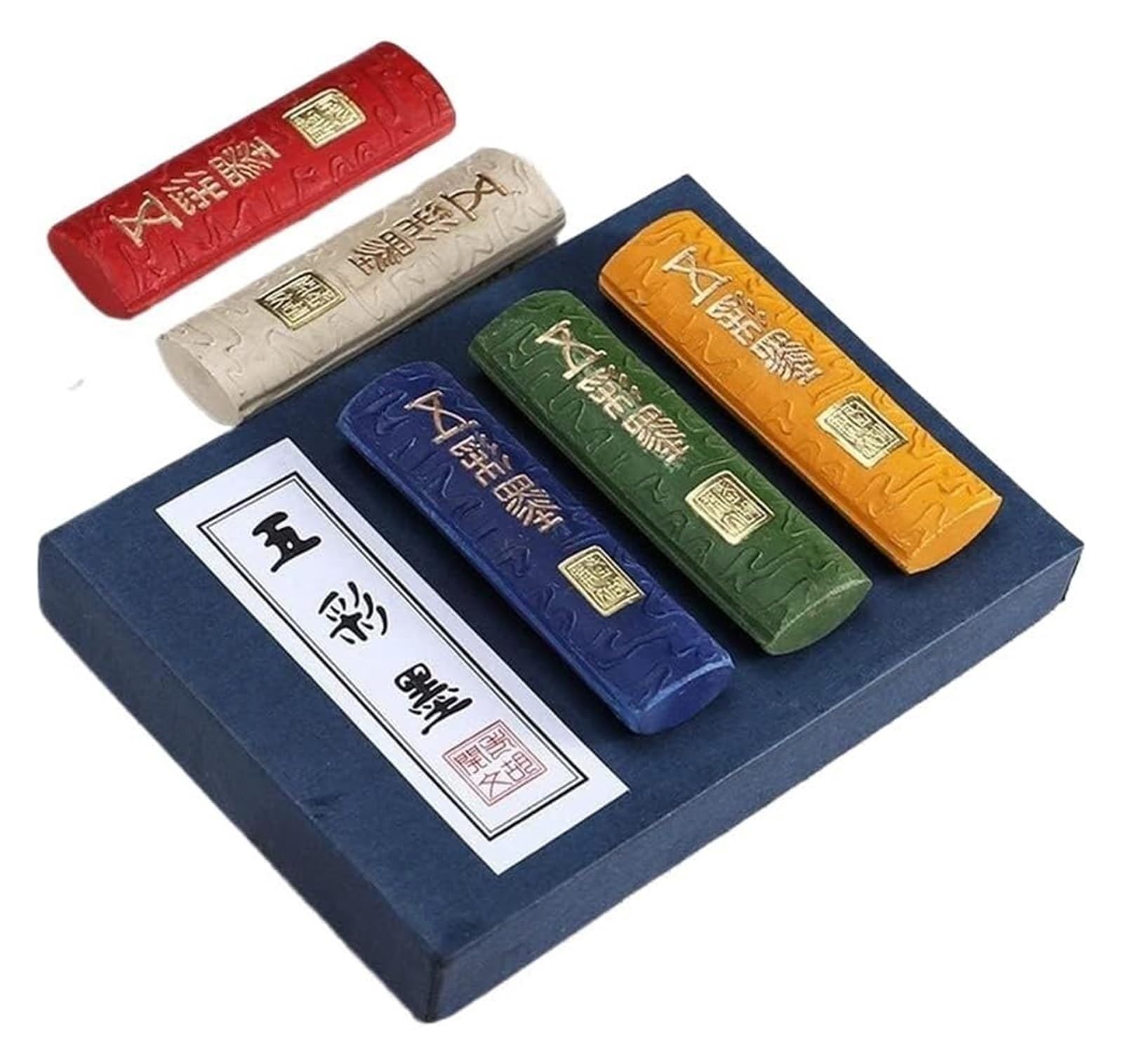 Barra de tinta para caligrafía china, Barras de tinta for pincel caligrafía, bloque for escritura y dibujo chino 2,9 pulgadas