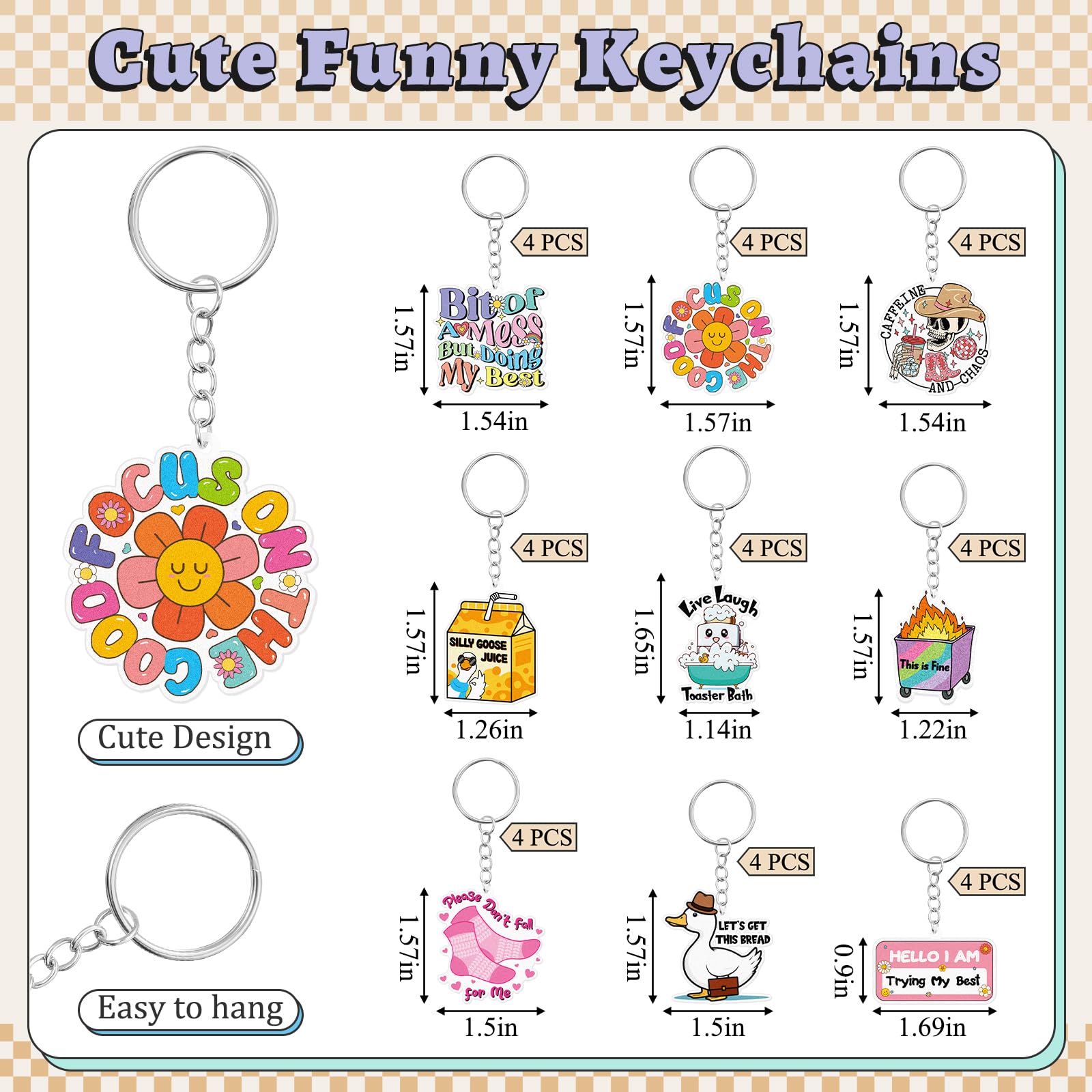 Henoyso Nurse Badge Reel & Keychain Set - 60 Pcs Medical ID Holder | Cute RN Gift Accessories - View #7