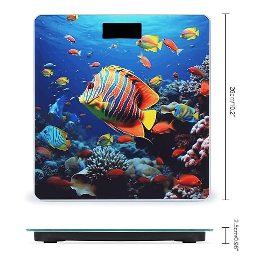 Balanza digital para peso corporal con pantalla LCD grande miniatura 2