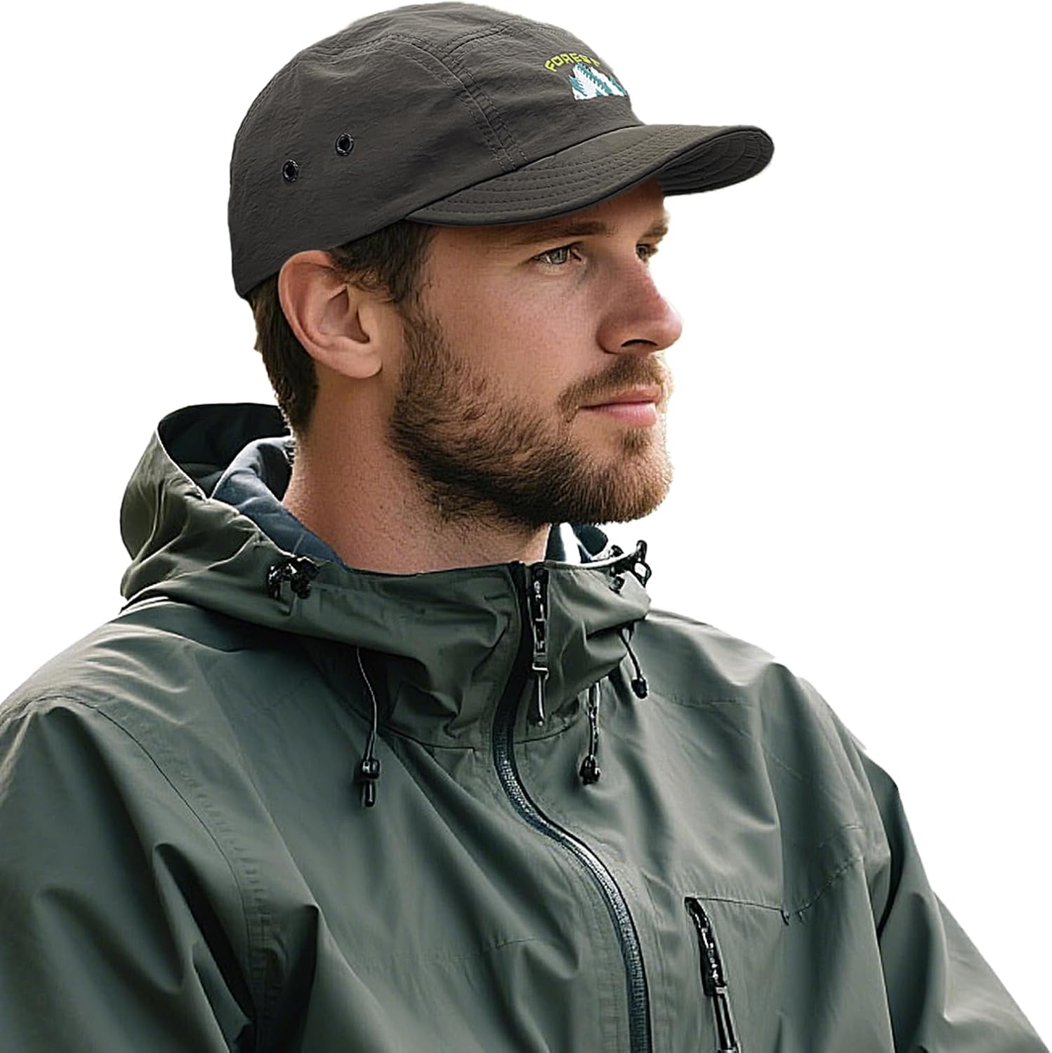 Clakllie Quick-Dry 5-Panel Baseball Cap – Breathable Nylon Hat for Outdoor Sports