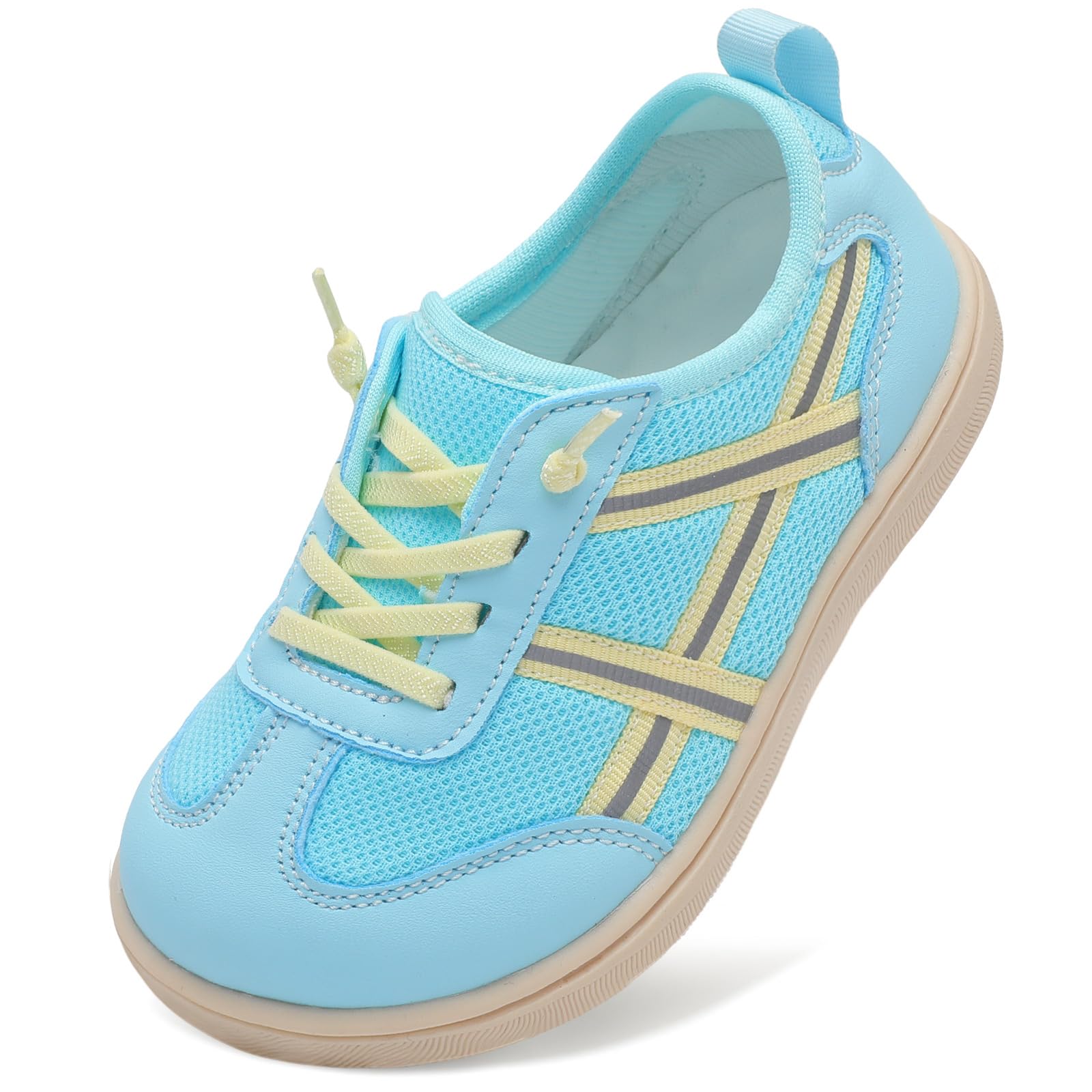 LeIsfIt Toddler Shoes Boys Girls Wide Barefoot Shoes Kids Slip on Casual Sneakers Breathable Non-Slip Sneakers for Walking Play School Tennis — view 12