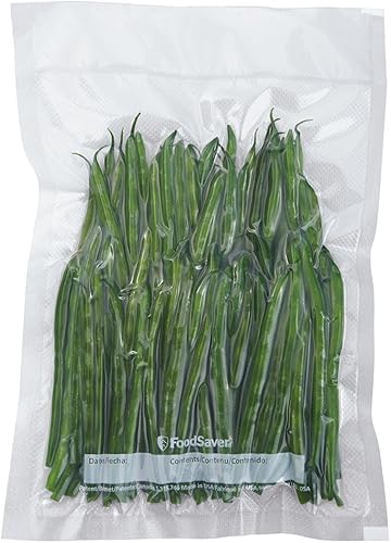 Miniatura 6 de FoodSaver Máquina selladora al vacío compacta, bolsas blancas y selladoras al vacío, rollos para almacenamiento hermético de alimentos y Sous Vide,