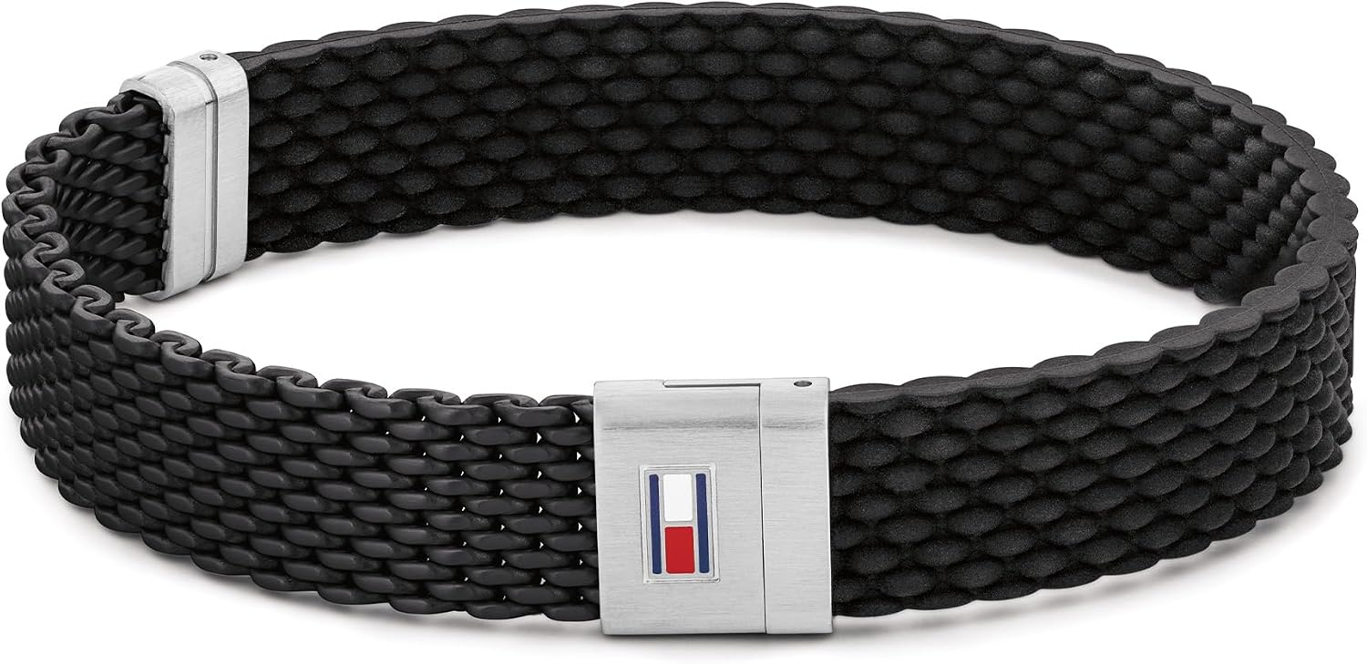 Tommy Hilfiger Jewelry męska bransoletka silikonowa w kolorze czarnym lub niebieskim