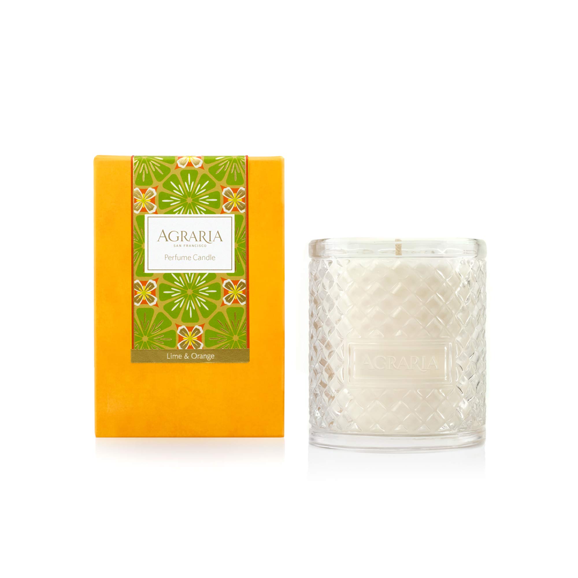 Agraria San Francisco Woven Crystal Candle, Lime & Orange Blossoms