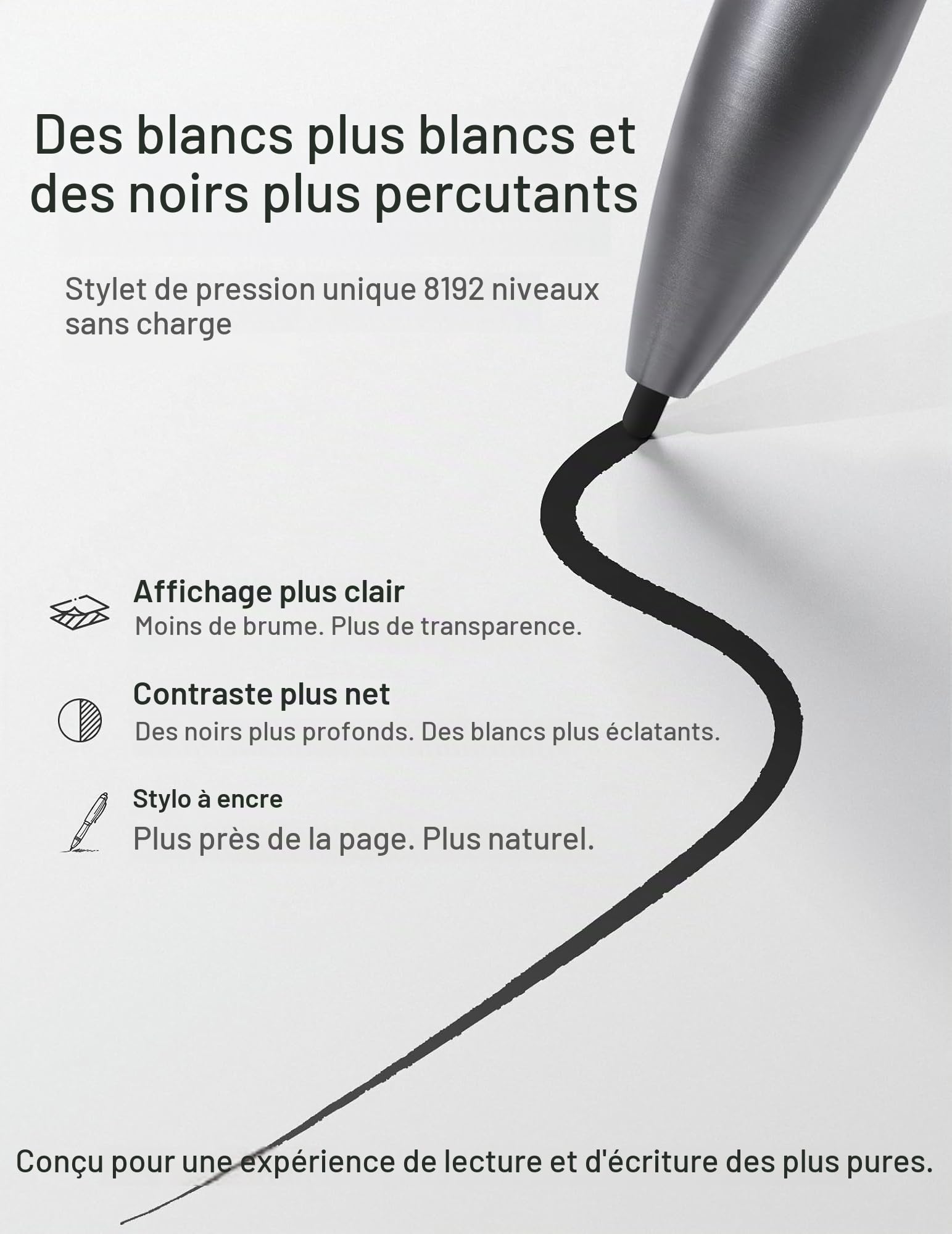 Penstar eNote 2 E-Ink Carnet numérique avec stylo, tablette AI Enote 10,3"