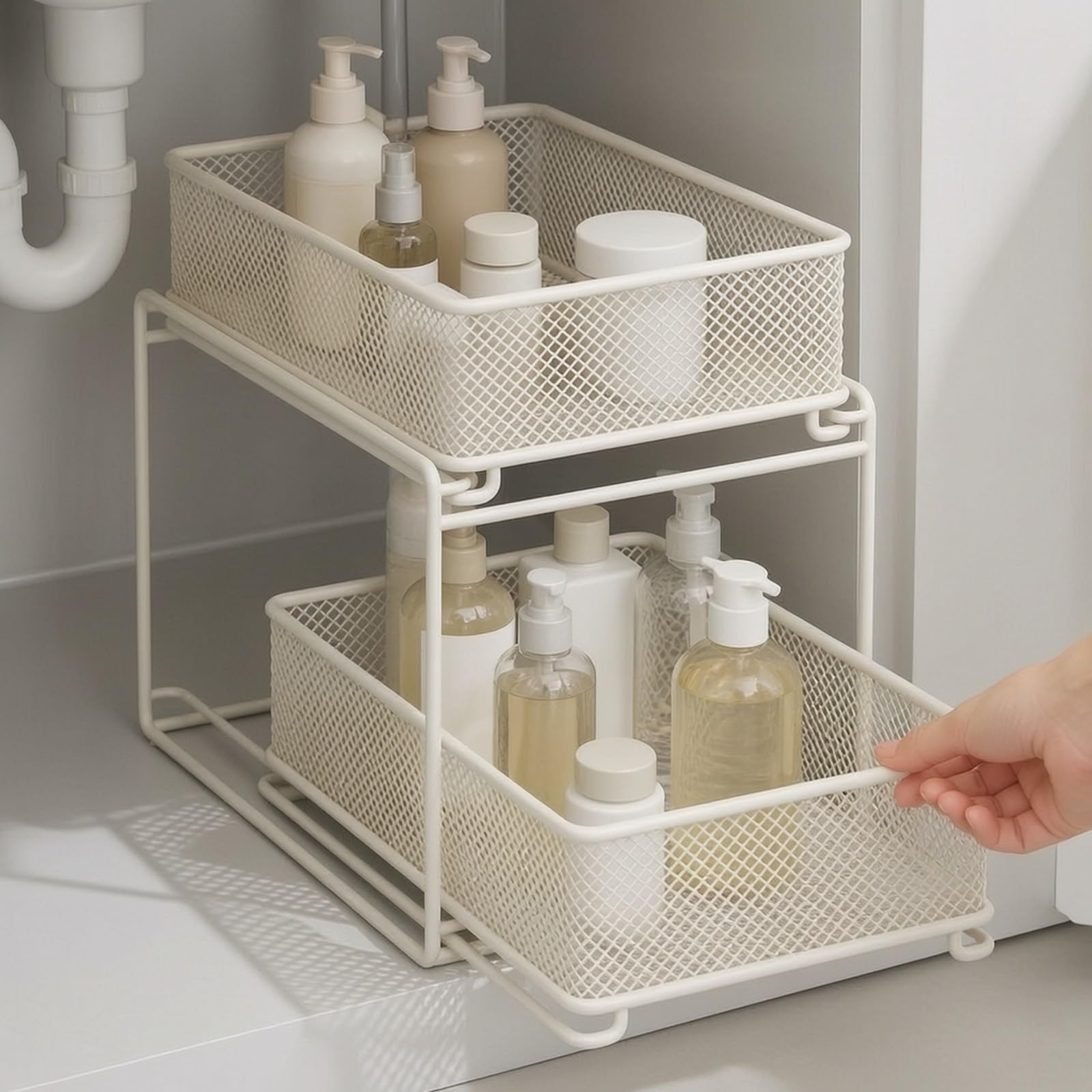 Organiseur Clisnt Évier Compact | Organiseur Évier, Organiteur Cuisine Paniers En,