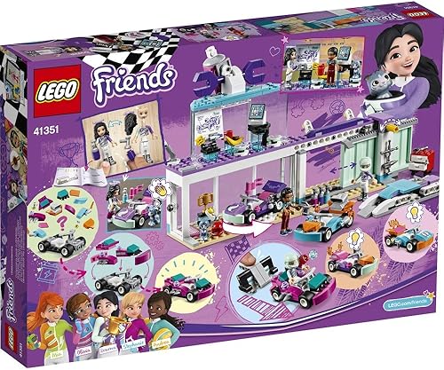 Miniatura 4 de LEGO Friends 41351 - Juego de construcción para talleres de personalización de kart
