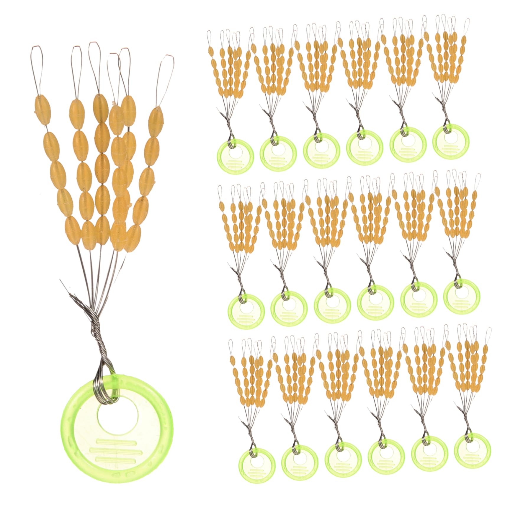 TOYANDONA Accessoires Flottants Flotte Accessoires De Pêche en Mer S'arrête Pêche À La Mer Pêche Au Bouchon Perles D'arrêt De Pêche Plastique