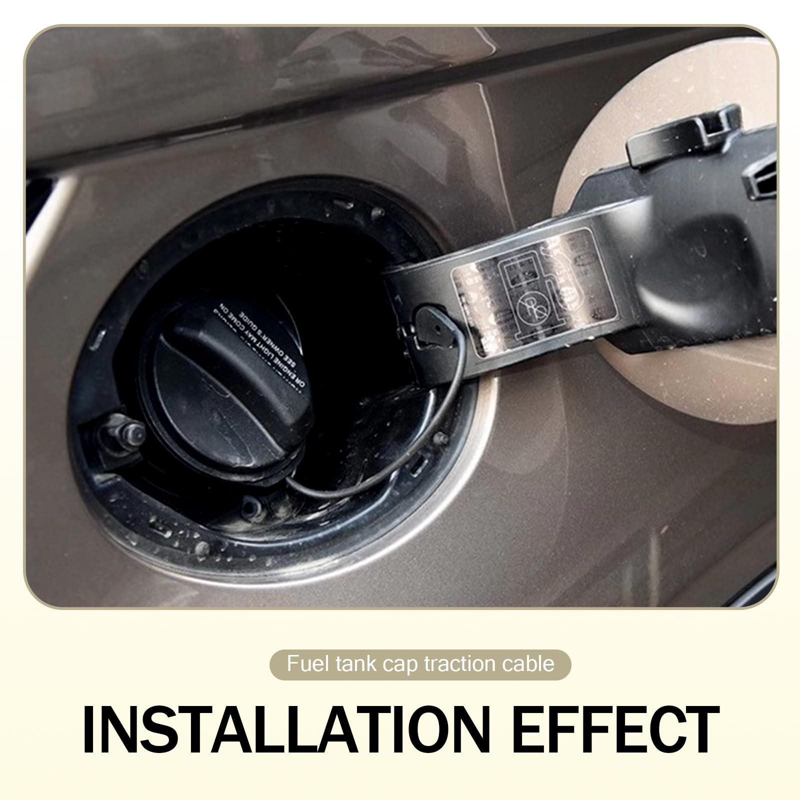 Rubber Gas Cap 2-Pack Gas Cap Tether Replacement Ropes - Rubber Fuel Cap  Lanyard For Easy Installation & Weather Protection Easy Install Gas Cap  Replacement