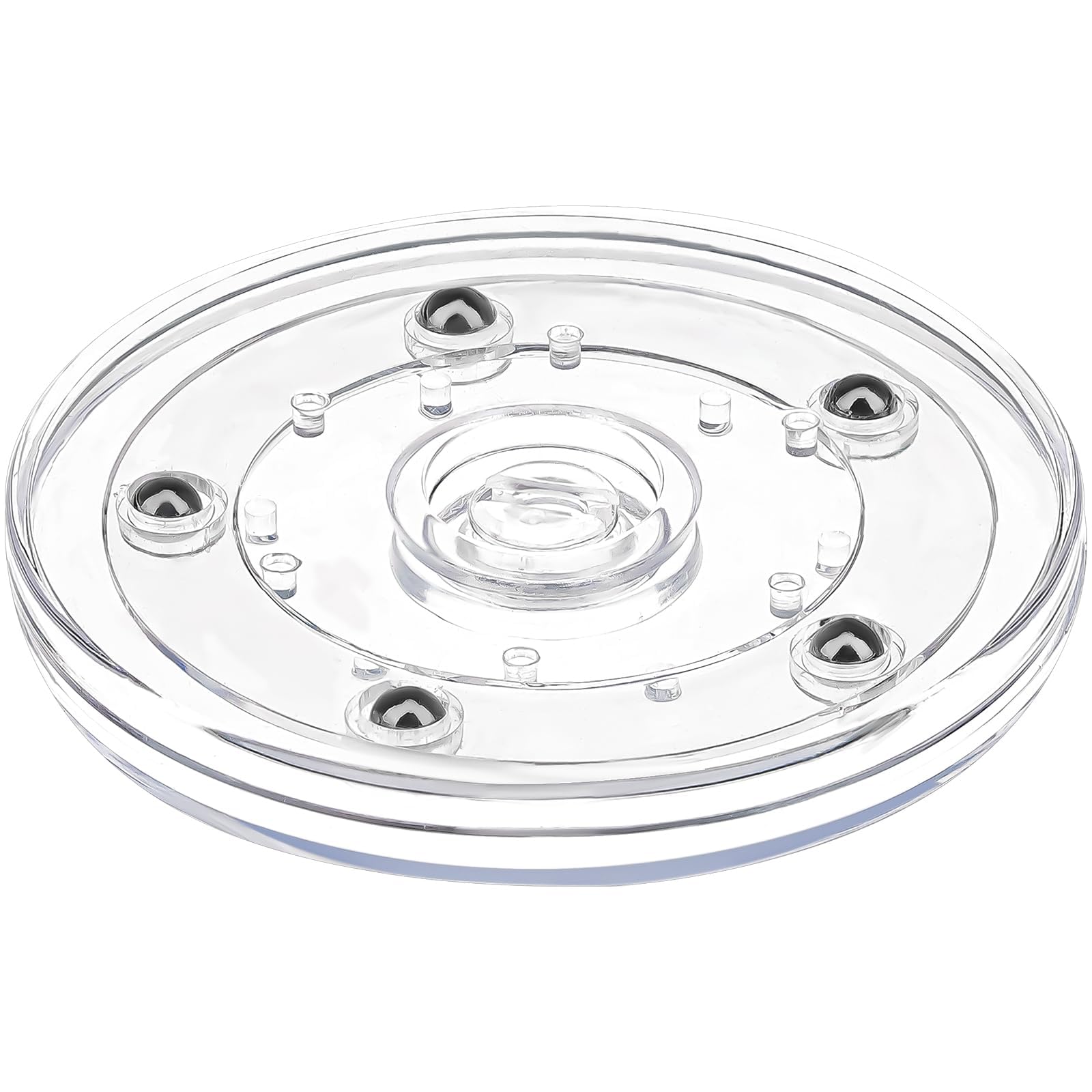 Kitchen Cabinet Turntable 360 Rotating Display Stand Countertops Storage Tray Cake Decorating Platter Acrylic Display Tray