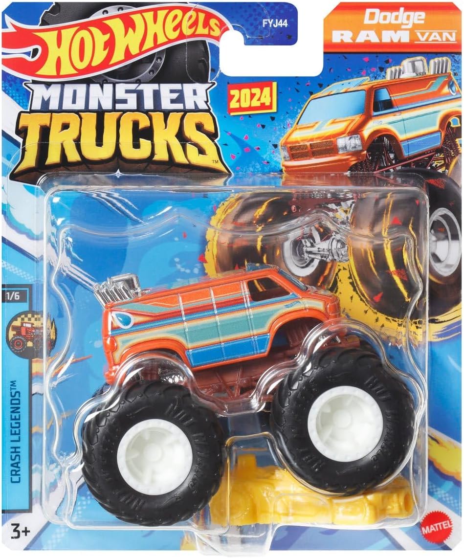 Hot Wheels Monster Trucks Dodge Ram Van