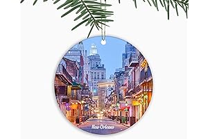 New Orleans Christmas Ornaments City Christmas Decor