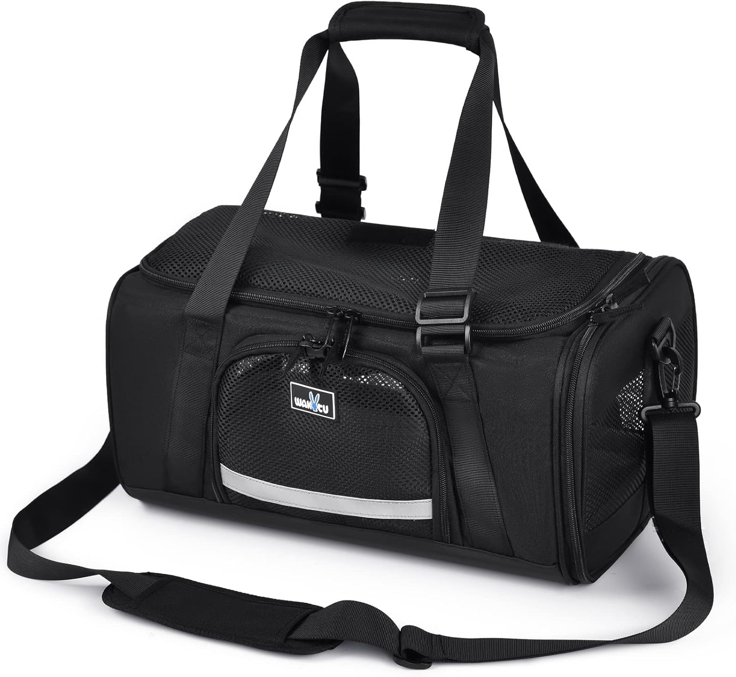 Wakytu Expandable Pet Carrier, Airline Approved Cat Carrier Travel Soft