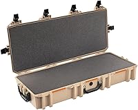 Vista 3 de Pelican V700 Vault - Estuche para rifle y escopeta desmontable con espuma, color marrón claro