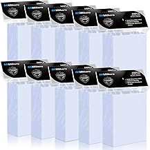 Mlikero Pack of 1000 Standard Soft Card Sleeves, Transparent Card Sleeves Suitable for MTG Cards, Trading Cards, Sports Cards, Card Sleeves 66 x 91 mm