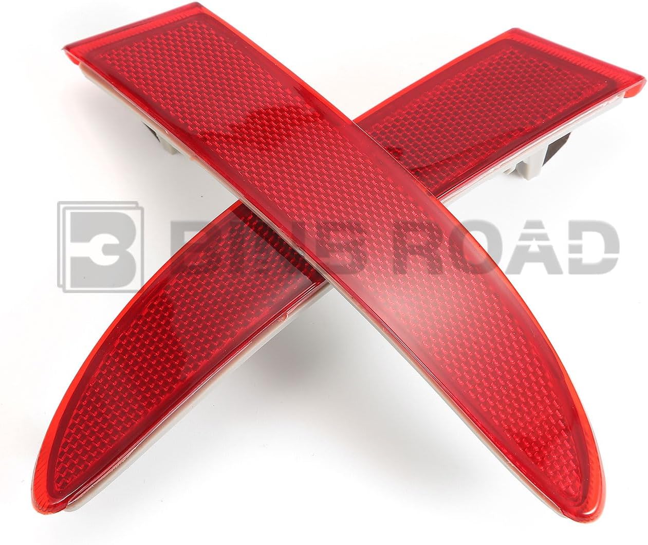 Rear Bumper Reflector Strip Cover 63147217315 + 63147217316 - Compatible with BMW X3 F25 2009-2017,Sport Model