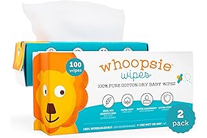 Dry & Gentle: 100% Cotton Diaper Wipes for Butt-to-Toe Care