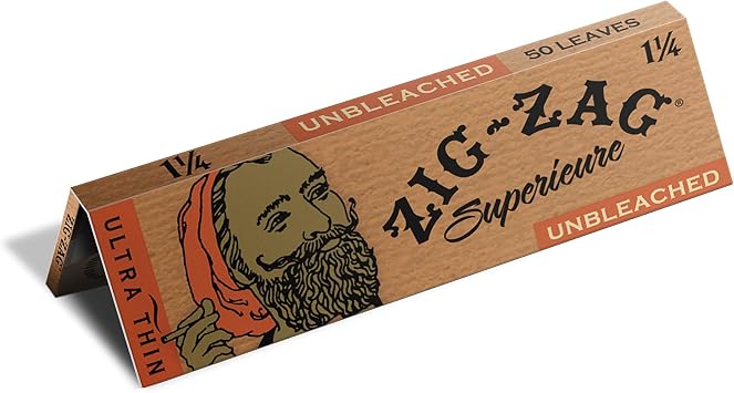 ZIG-ZAG Rolling Papers 114 Unbleached 24 Ct Carton