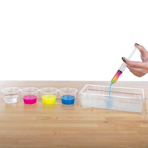 Miniatura 4 de Steve Spangler Science Kit de lujo String Slime, incluye rosa, azul, amarillo y transparente (3.4 onzas cada uno) - Kit de experimentos científicos
