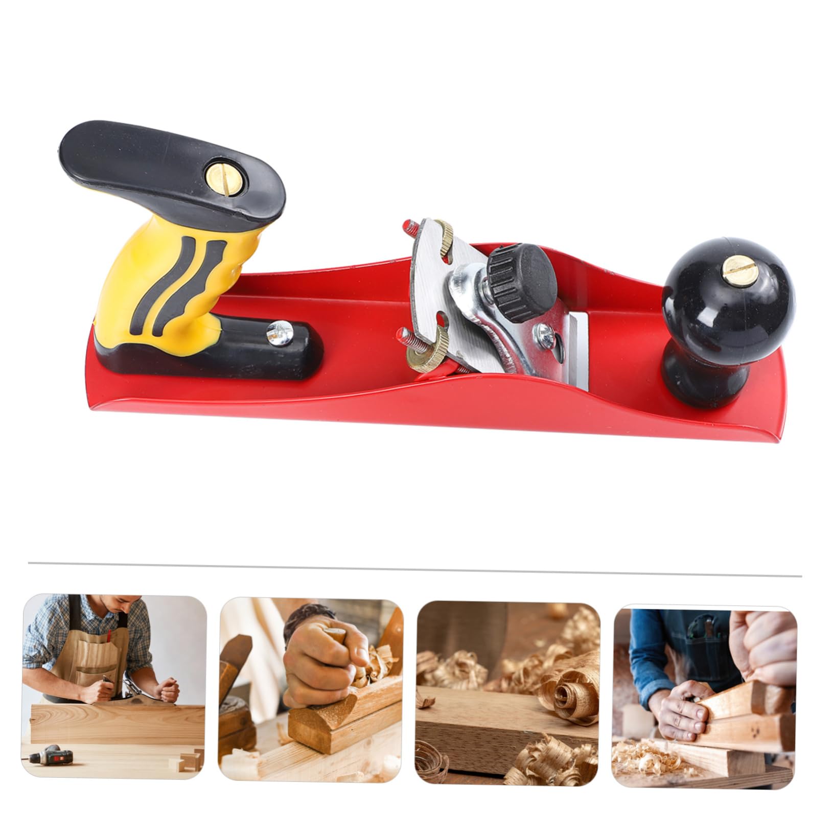WOONEKY Spokeshave Do Drewna z Metalowym Ostrzem Narzędzie Ręczne Do Obróbki Drewna Dla Entuzjastów Majsterkowania z Materiałem Odpornym Zużycie