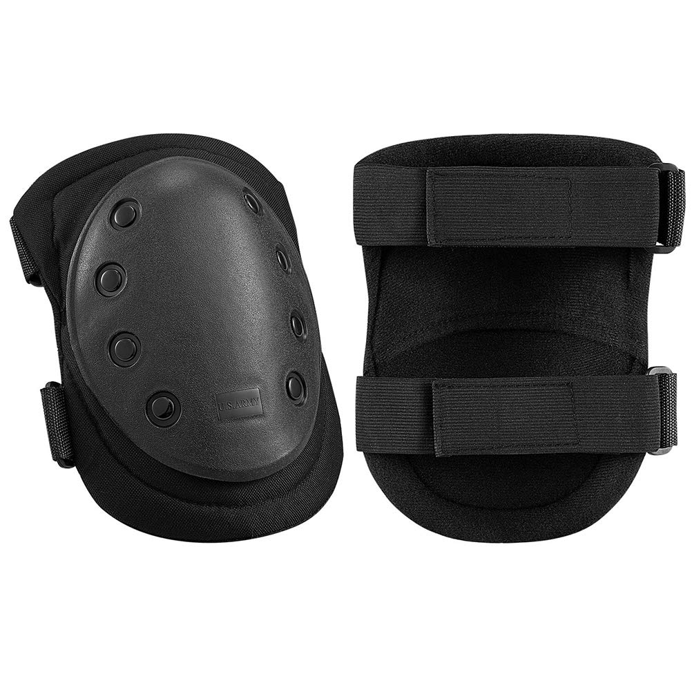 Genouillères Et Coudières Airsoft Noires - État Moyen