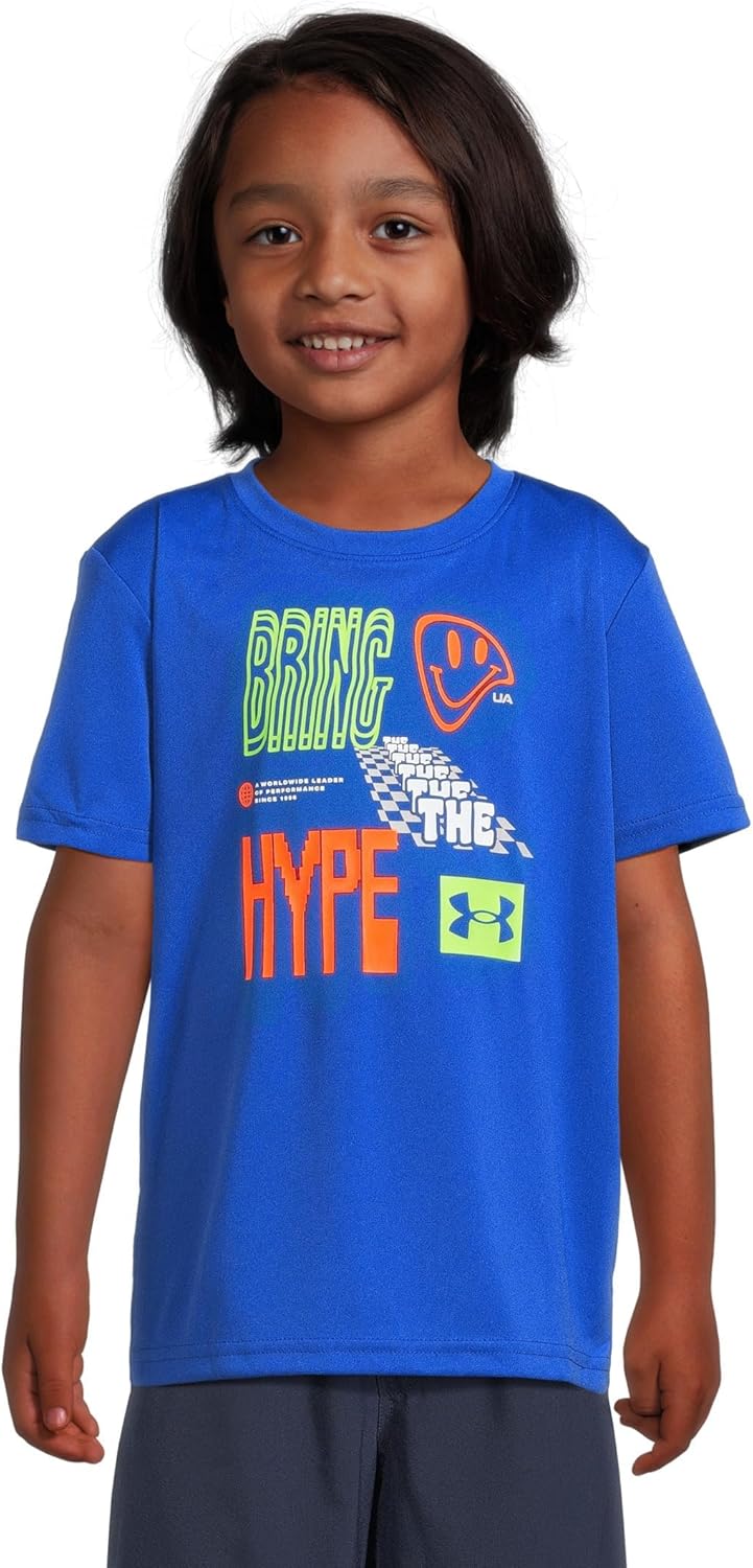 Under Armour Boys Tech Bring The Hype Short Sleeve (Little Kid)