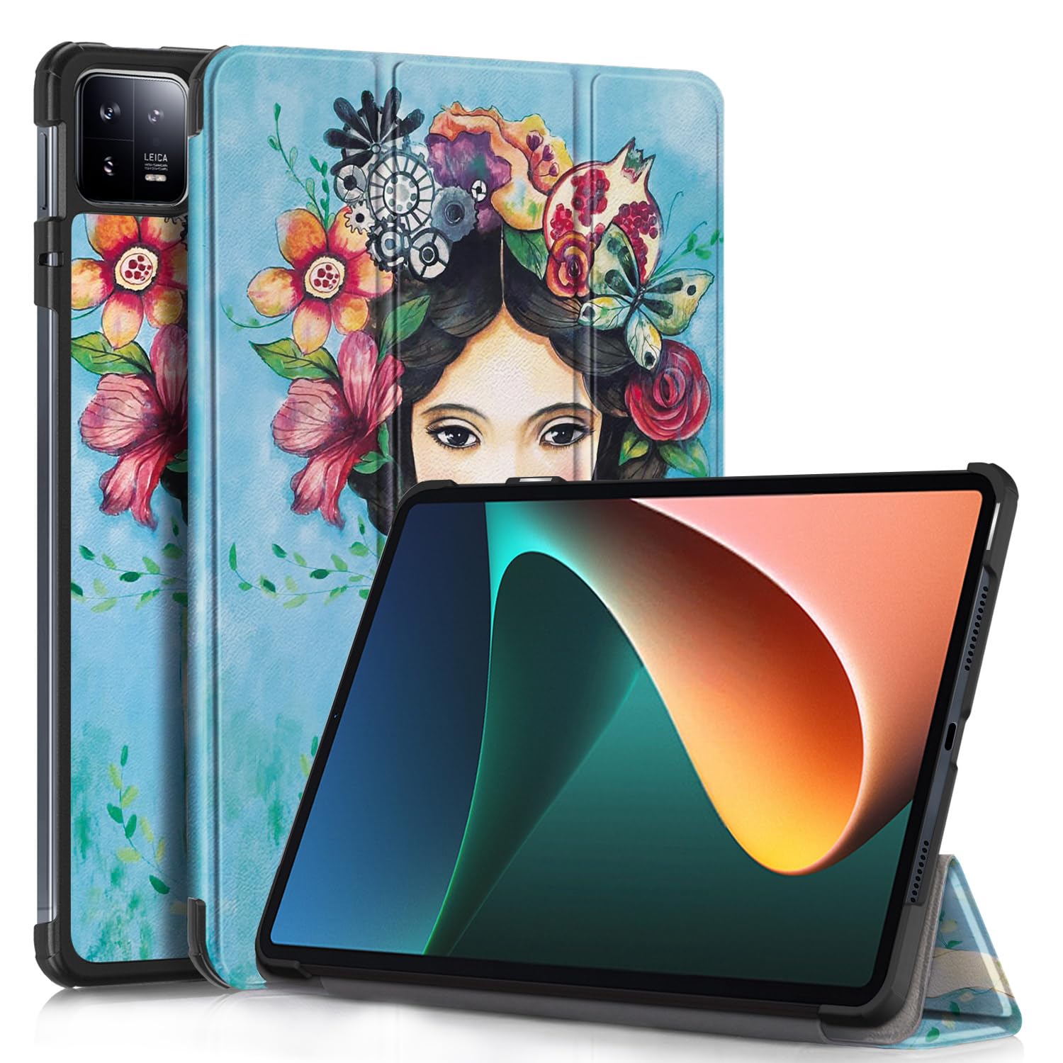 MOCA Case for Xiaomi Pad 6 11 inch,Slim Stand Hard Back Shell