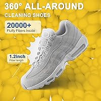 Vista 2 de Shoe Washing Machine Bag,Shoe Laundry Bags for Sneakers, Reusable Shoe Cleaning Bag for All Shoe Sizes Amarillo