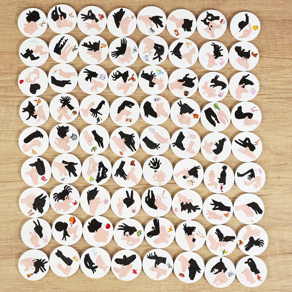 Gioco di Puzzle delle Ombre delle Mani, Giocattolo per Allenare l'Immaginazione