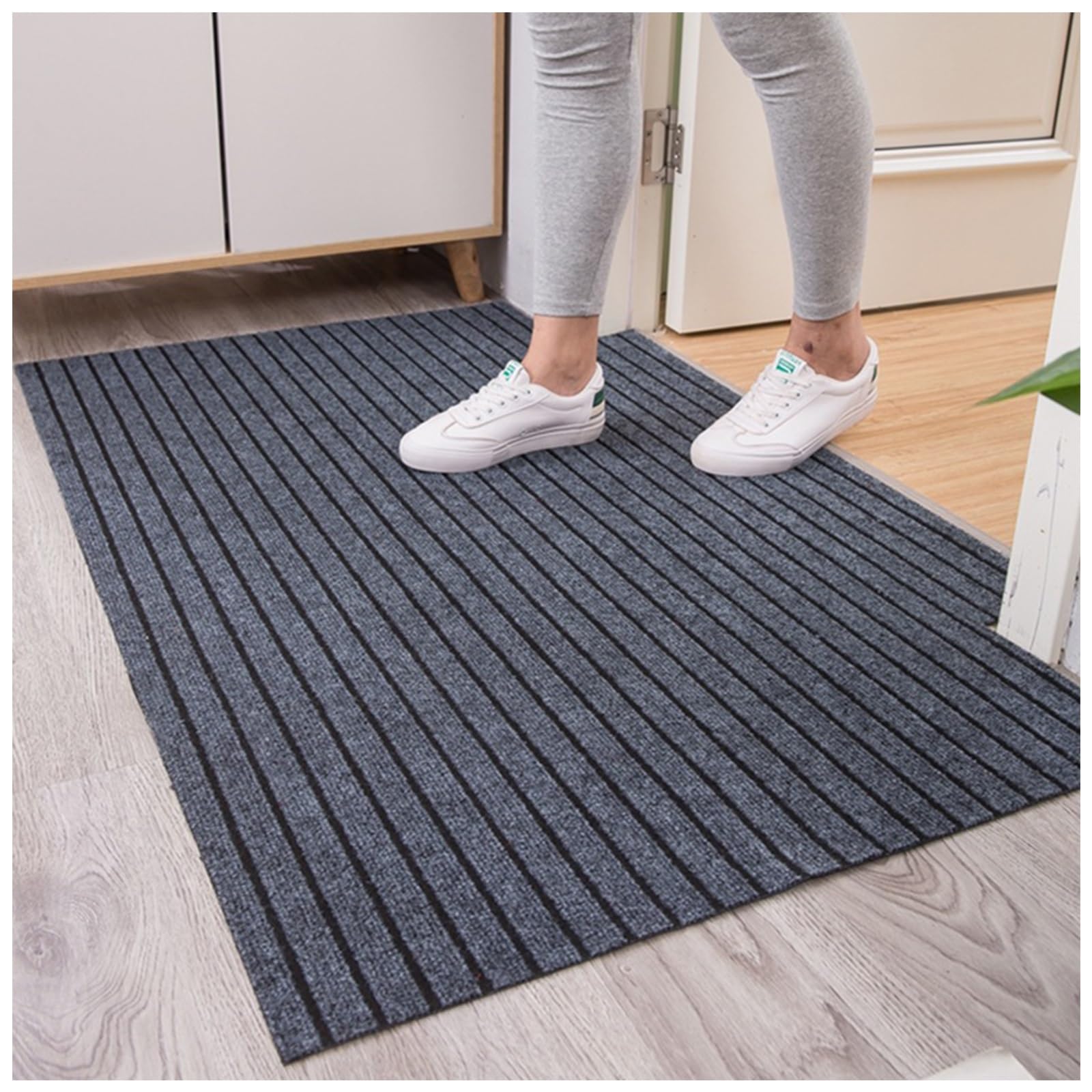 Paillasson Intérieur et Extérieur Absorbant Tapis d'Entrée Lavable 70x115cm