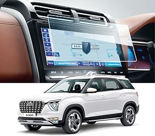 GEAR GUARD - GIVE LIFE TO YOUR DEVICE Hydrophobic Gear Guard Hyundai Alcazar Accessories 2022 Touch Screen Protector 10.25Inch - Clear