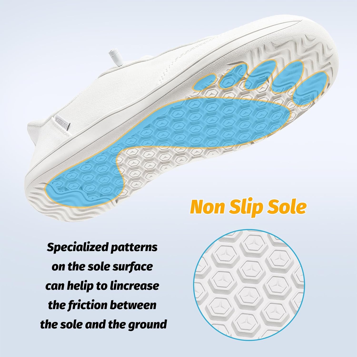 HOBIBEAR Womens Mens Hands Free Slip On Sneakers Comfort Wide Minimalist Barefoot Canvas Shoes - Image 6