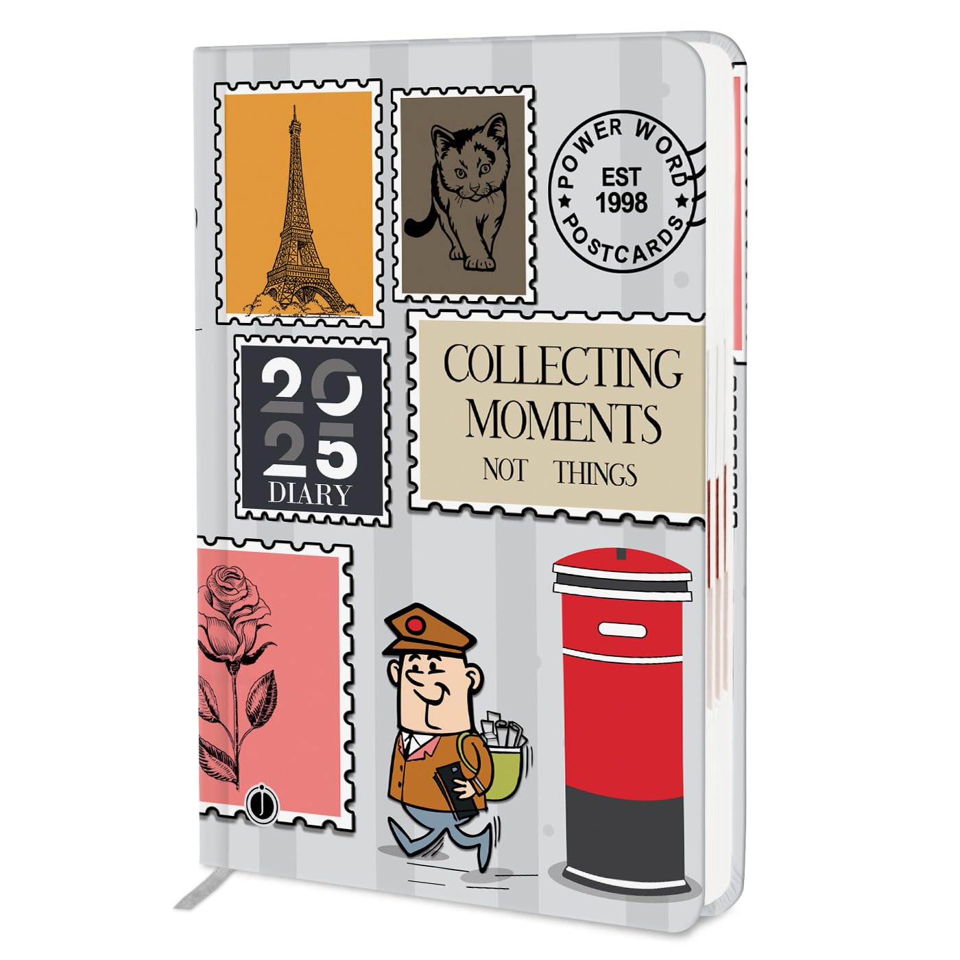 Jhingalala Diaries - Hard Bound Executive Diary 2026 With Monthly Planner and 365 Dates I A5 Size New Year Planner 2026 Diary I 1 Day to a Page Format I Size 21x15 cms (EDPC04)