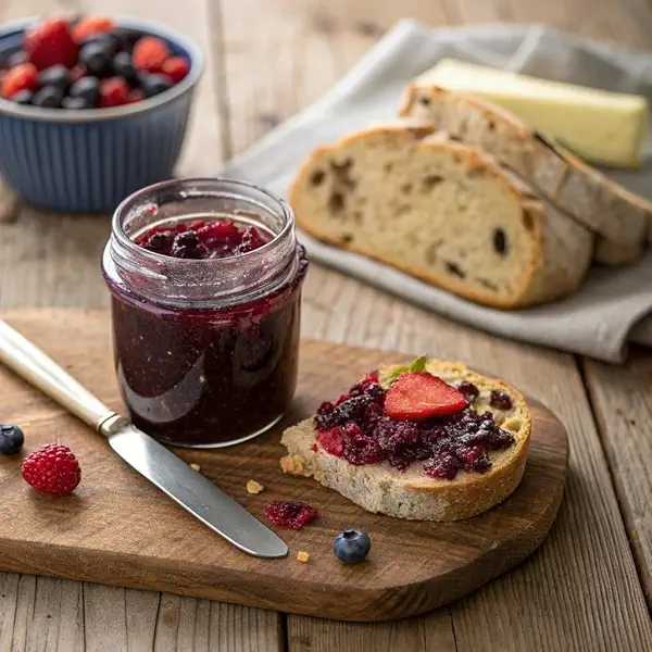 Organic Mixed Berry Fruit Spread, 17 Ounce 4