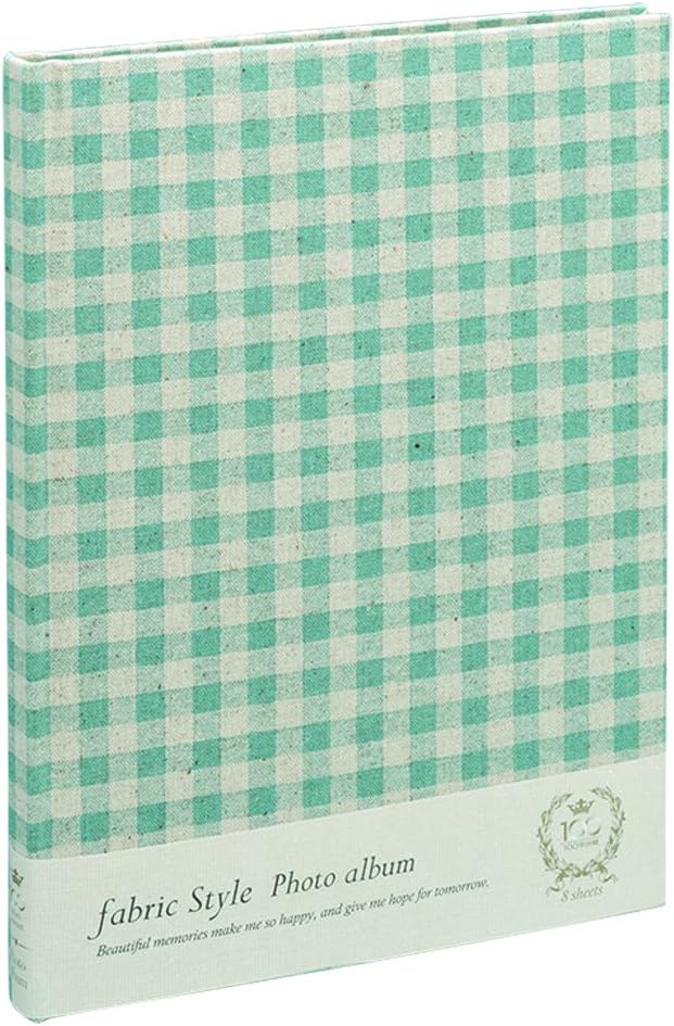 Nakabayashi Co, Ltd. Book-Type Free Album Natural Check B5 Blue A H-B5B-172-B