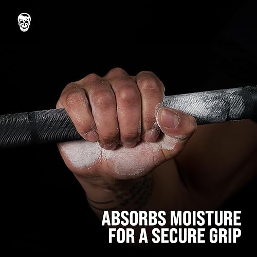 Miniatura 6 de Gymreapers Tiza para gimnasio, tiza en polvo atlética para un máximo agarre, tiza de carbonato de magnesio para levantamiento de pesas, escalada en