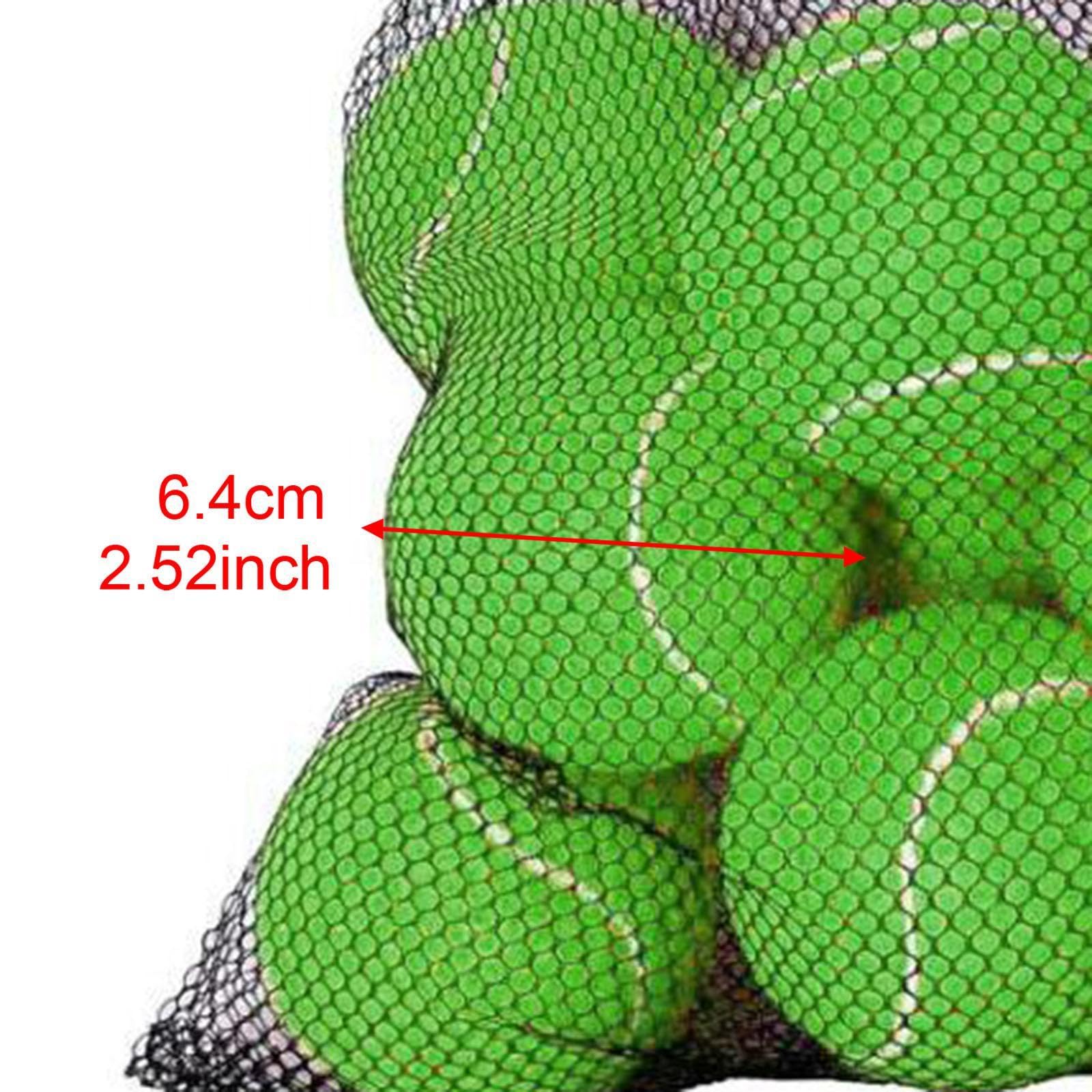 12 Pelotas Tennis Pelotas Práctica Entrenamiento Juego Resistente Material Goma Felt con Bolsa Uso Portátil Adecuado para Niños Adultos Ejercicio Al a, Verde