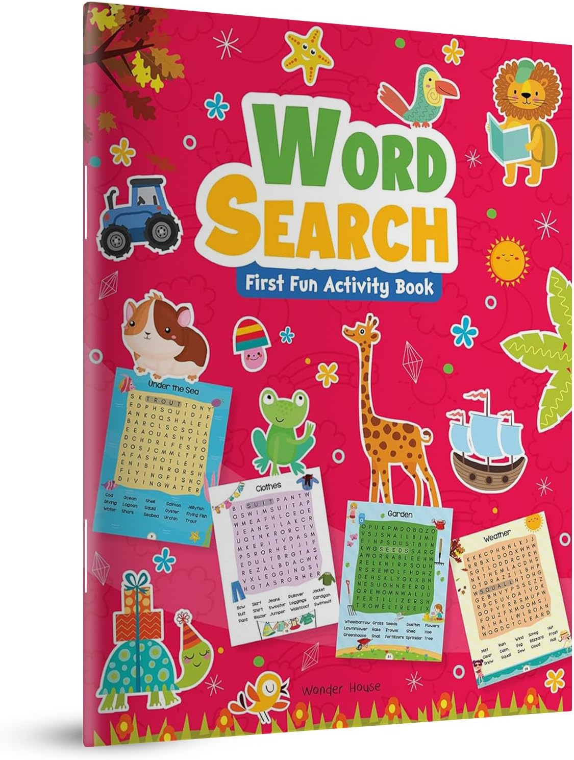 - Word Search: First Fun Activity Book for Kids | Beginner Puzzles to Build Vocabulary | Ages 4โ7 | 2+ Hours of Interactive Learning
