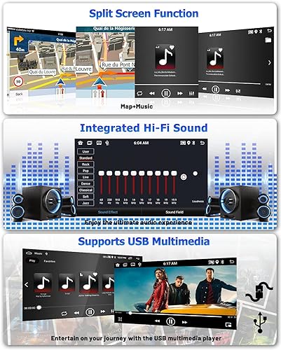Miniatura 7 de Android 13 Estéreo de coche 2G+32G para Jeep Chrysler 300C 2004-2011 Radio con Apple CarPlay Android Auto, pantalla táctil de 9 pulgadas con enlace