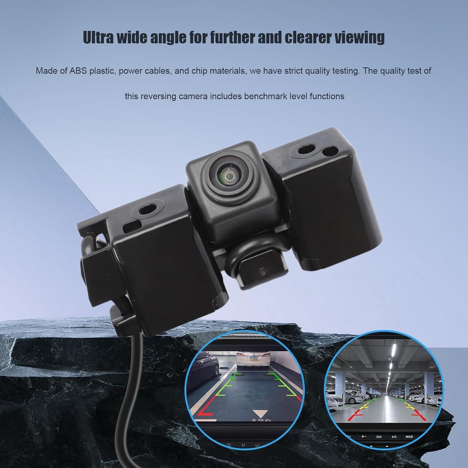 Backup Camera Compatible with Colorado 2017-2018 Canyon 2015-2019 Replaces 84143039 GM1960103-720P HD 155° Wide Angle IP68 Waterproof Tailgate Camera