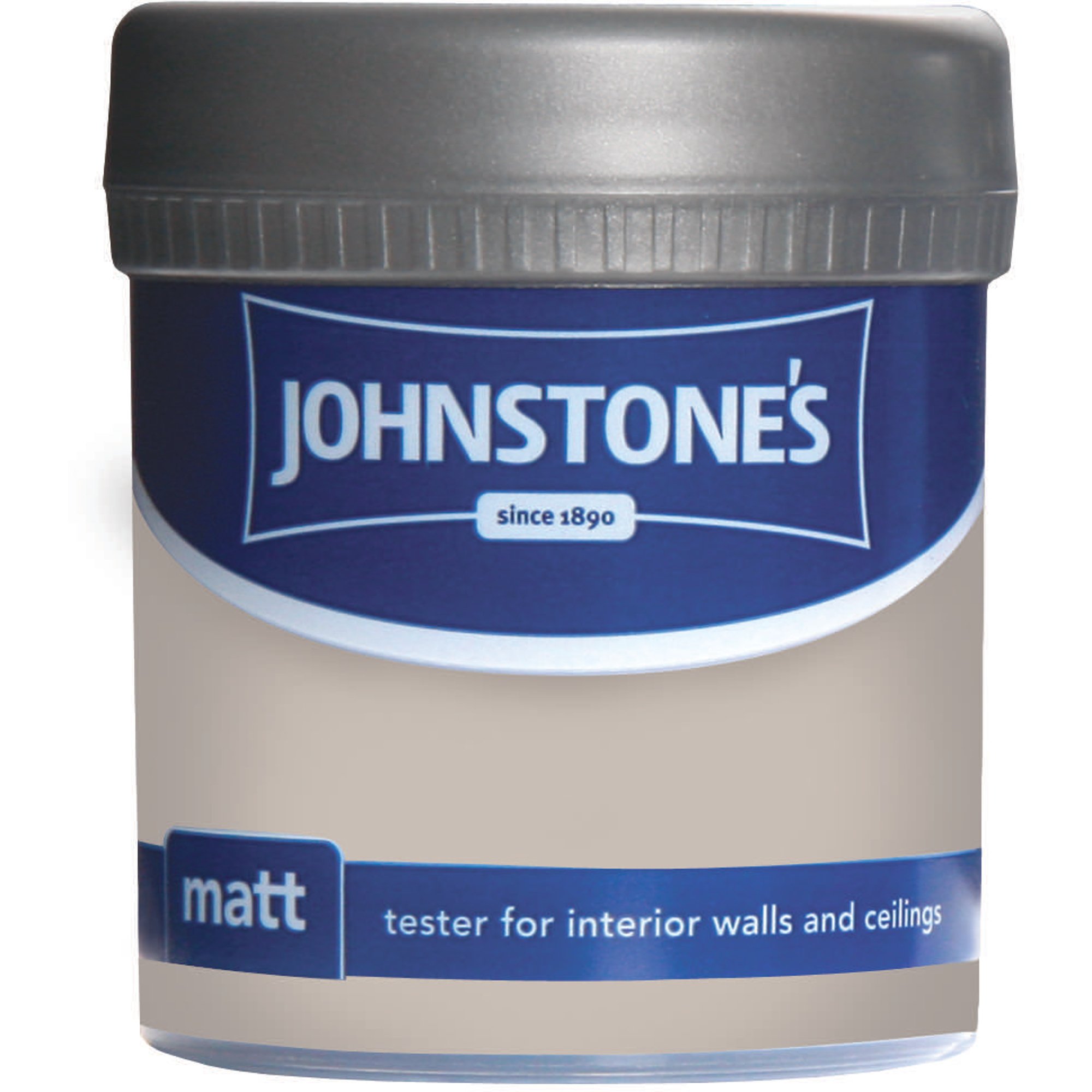Johnstones No Ordinary Paint Water Based Interior Vinyl Matt Emulsion Tester Pot Chapel Stone 75ml