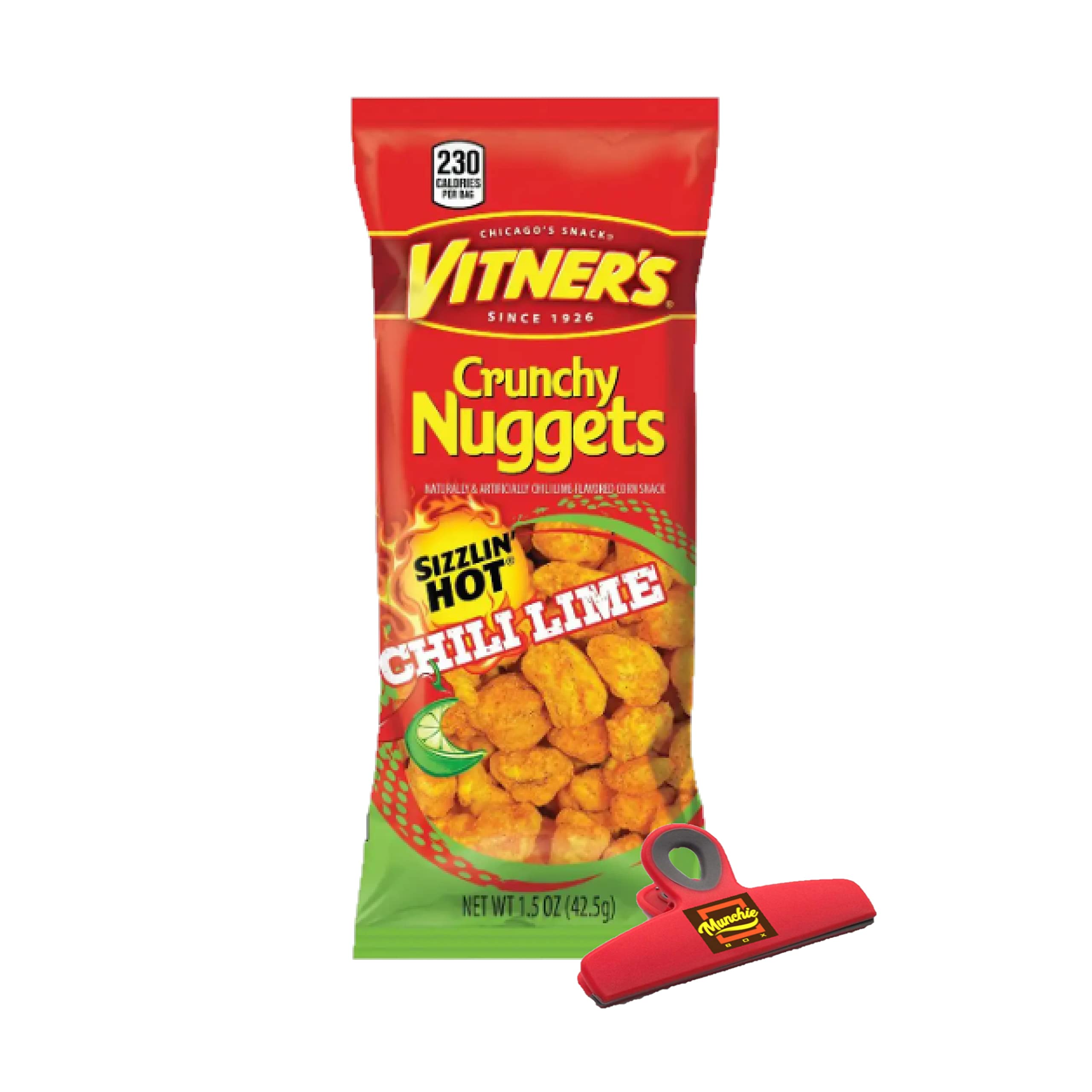 Vitner's Sizzlin' Hot Chili Lime Crunchy Nuggets 6 Pack 1.5