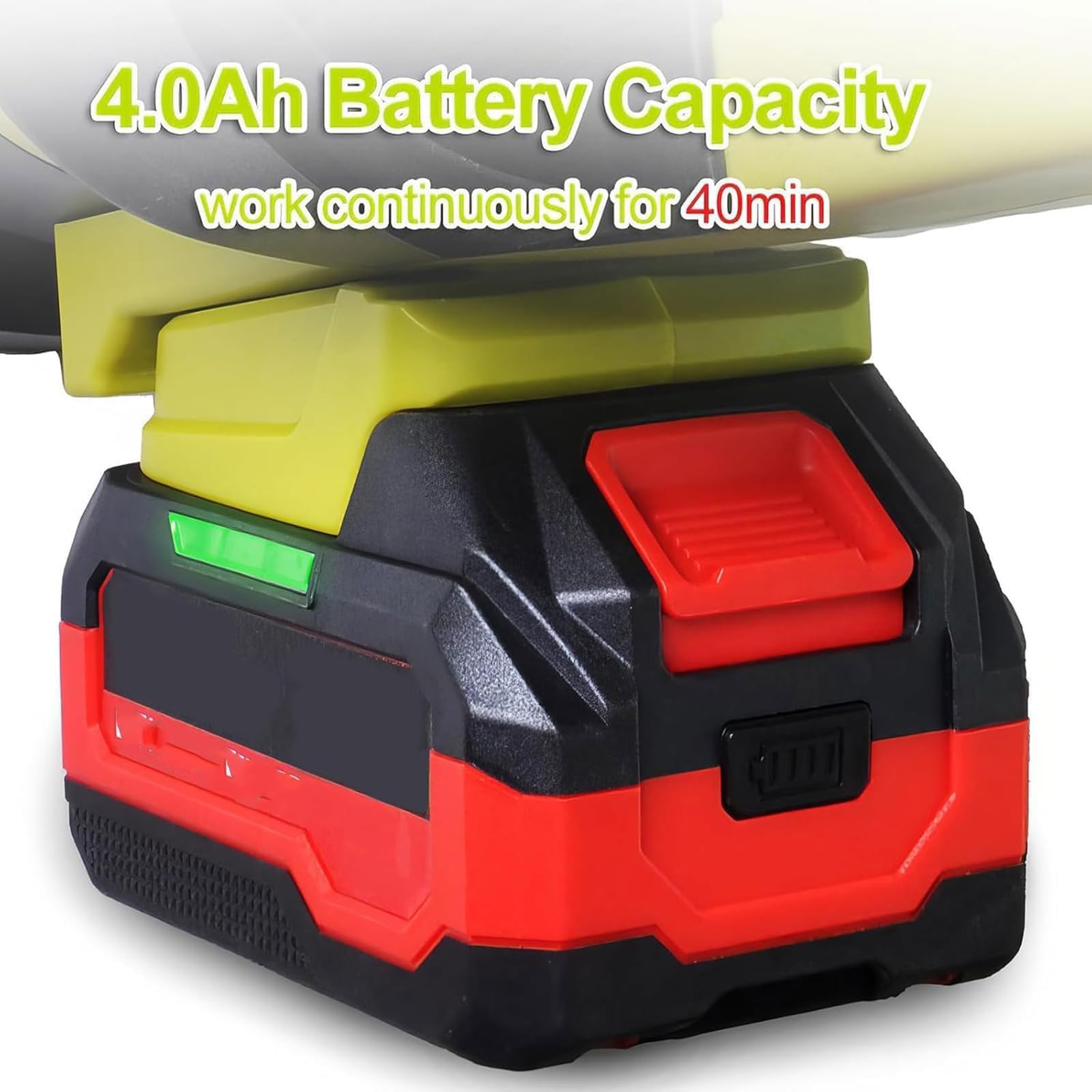 Esparcidor De Semillas Eléctrico De Mano, Esparcidor De Césped Inalámbrico De 5,5 L con 2 * 4000 Mah Y Ajuste De 6 Velocidades, Esparcidores De Semillas De Ancho De Dispersión Ajustable Par 2 Battery