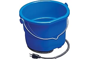 API Heated Bucket Heated Flat Back Bucket 10 Quart Water Bucket For Livestock Winter