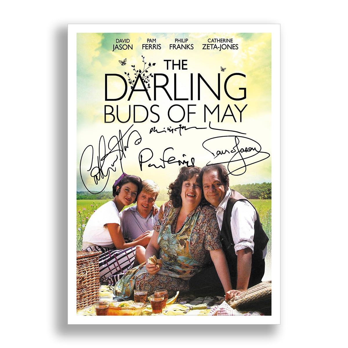 The Darling Buds Of May Cast Signed Autograph A4 Poster Photo  
